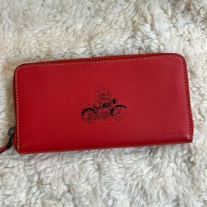Coach Disney Wallet featuring Mickey Mouse